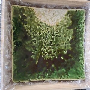 Japanese handcrafted, porcelain serving plate with gift box/thank you note